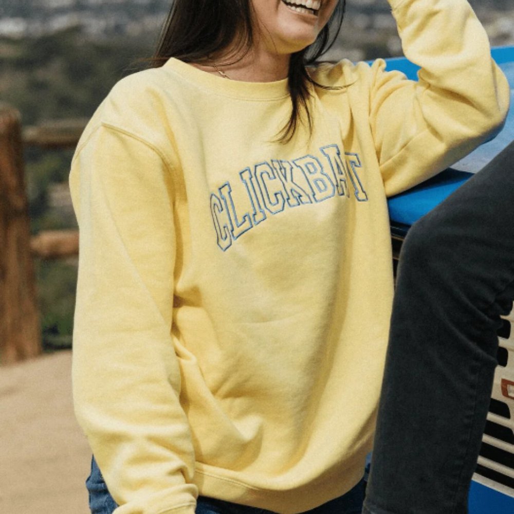 David Dobrik Sunrise "Clickbait" Crewneck